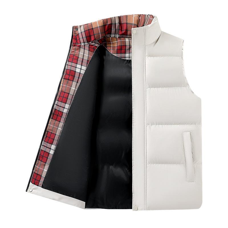 Autumn and winter velvet warm vest new versatile loose coat men's fashion trend cold vest