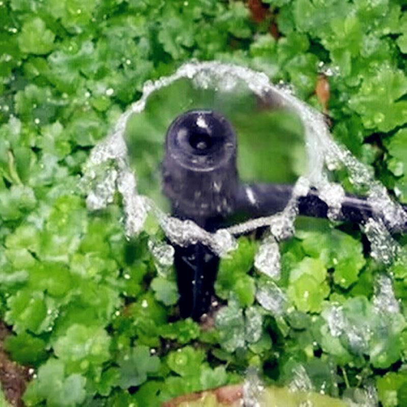 360 Degree Adjustable 8 Hole Spiked Sprinkler Drip Irrigation Dripper Garden Agriculture Lawn Greenhouse Watering Nozzles 10Pcs
