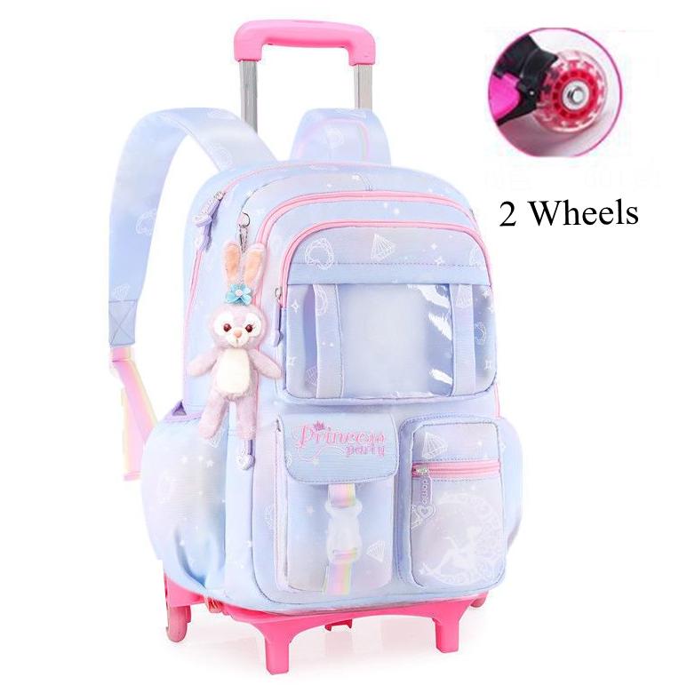 School Rolling backpack Bags school wheeled backpack for girls kids School trolley bag for girls school bag wheels for girls