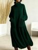 2025 Japanese Style Wool High Neck Dress Coat