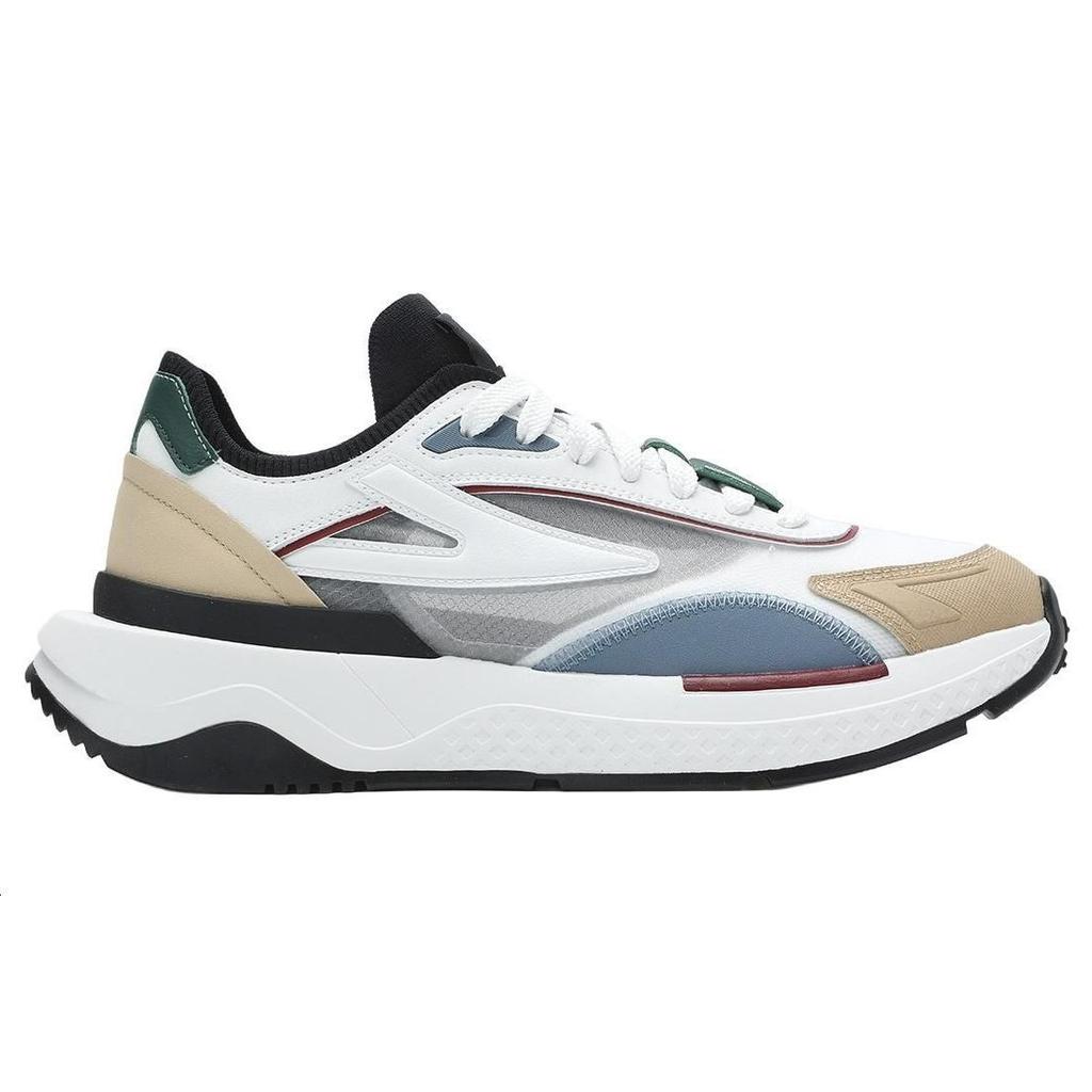 New FILA PIONIERE Low Top Casual City Commute Running Shoes Men's Beige Yellow F12M423109FBB