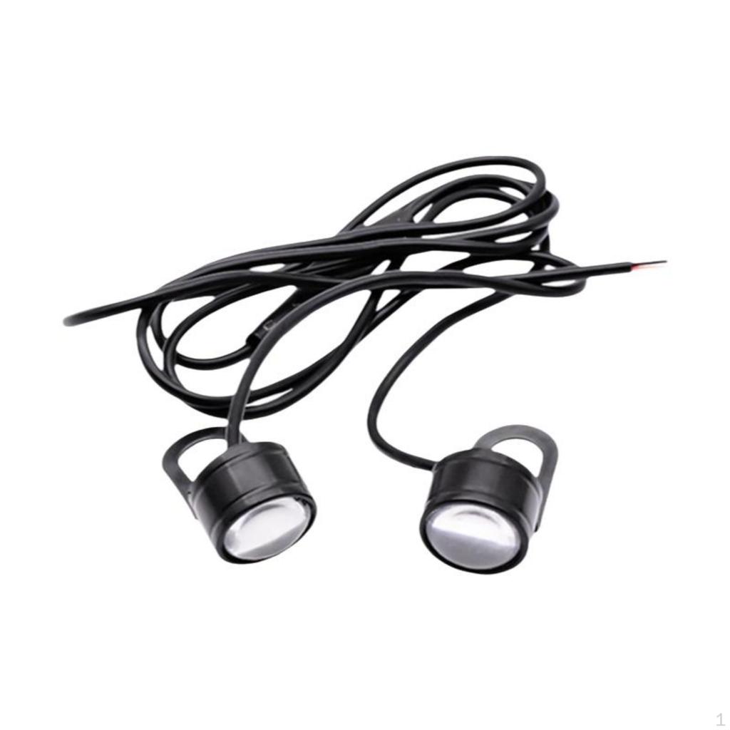 Lightemitting diode flashing light, motorcycle broadangle, waterproof, multicolor, 12V, warning Red
