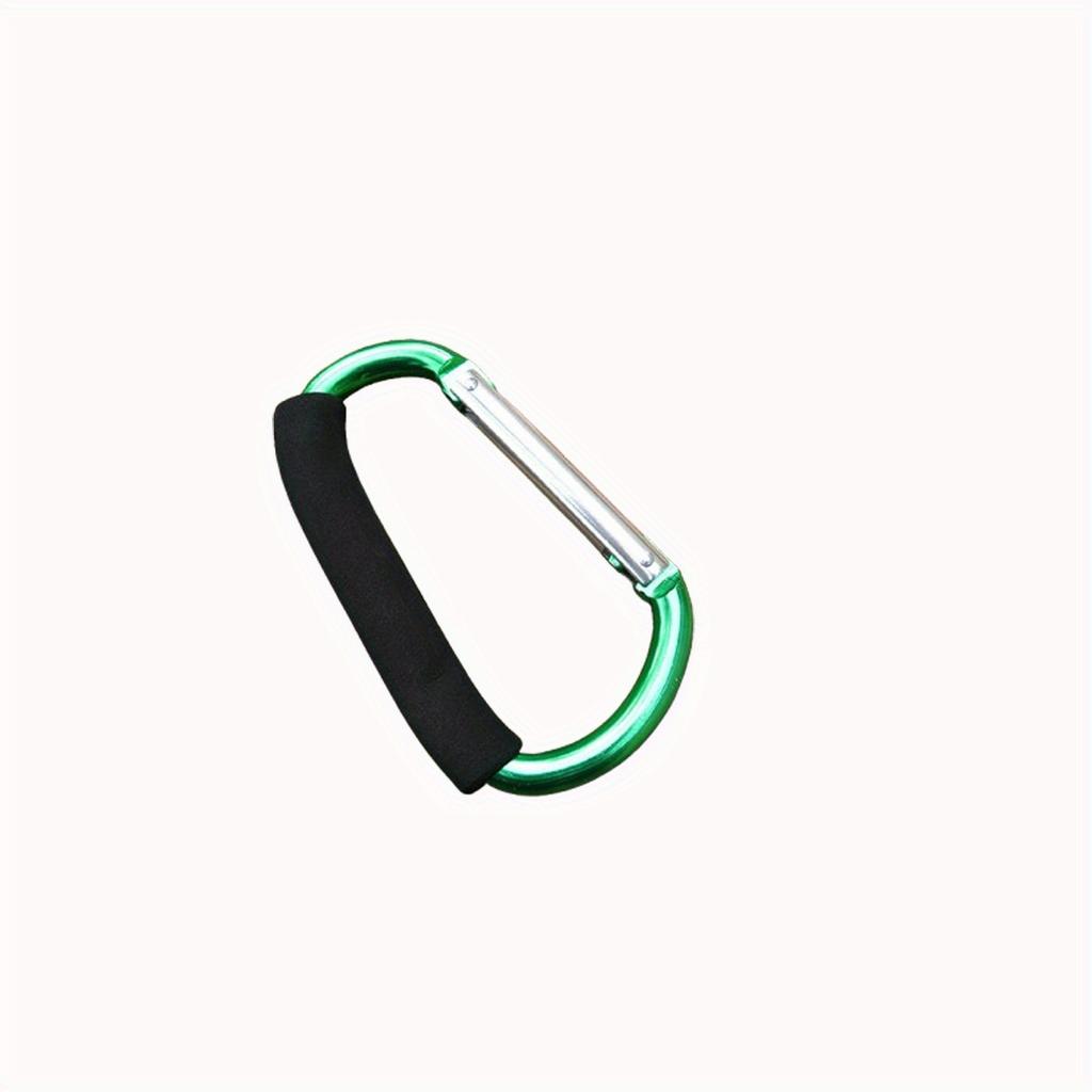 1Pcs Aluminum Alloy D-Ring Carabiner Hammock Hook Hook Organizer Shopping Bag Clip Hook for Outdoor Hiking Travel Backpack