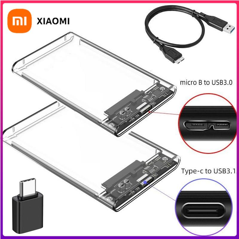 Xiaomi USB 3.0/Type C to SATA III Hard Disk Case for 2.5 inch HDD SSD External Hard Drive Enclosure Harddisk Boxs Support UASP HDD Box