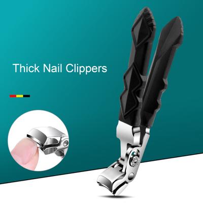 Set di 1/2/3 pezzi di tagliaunghie in acciaio inossidabile Yousheng con lima, bordo curvo, ampia apertura, portatile, per uomo e donna, per unghie spesse di mani e piedi, ideale per manicure.