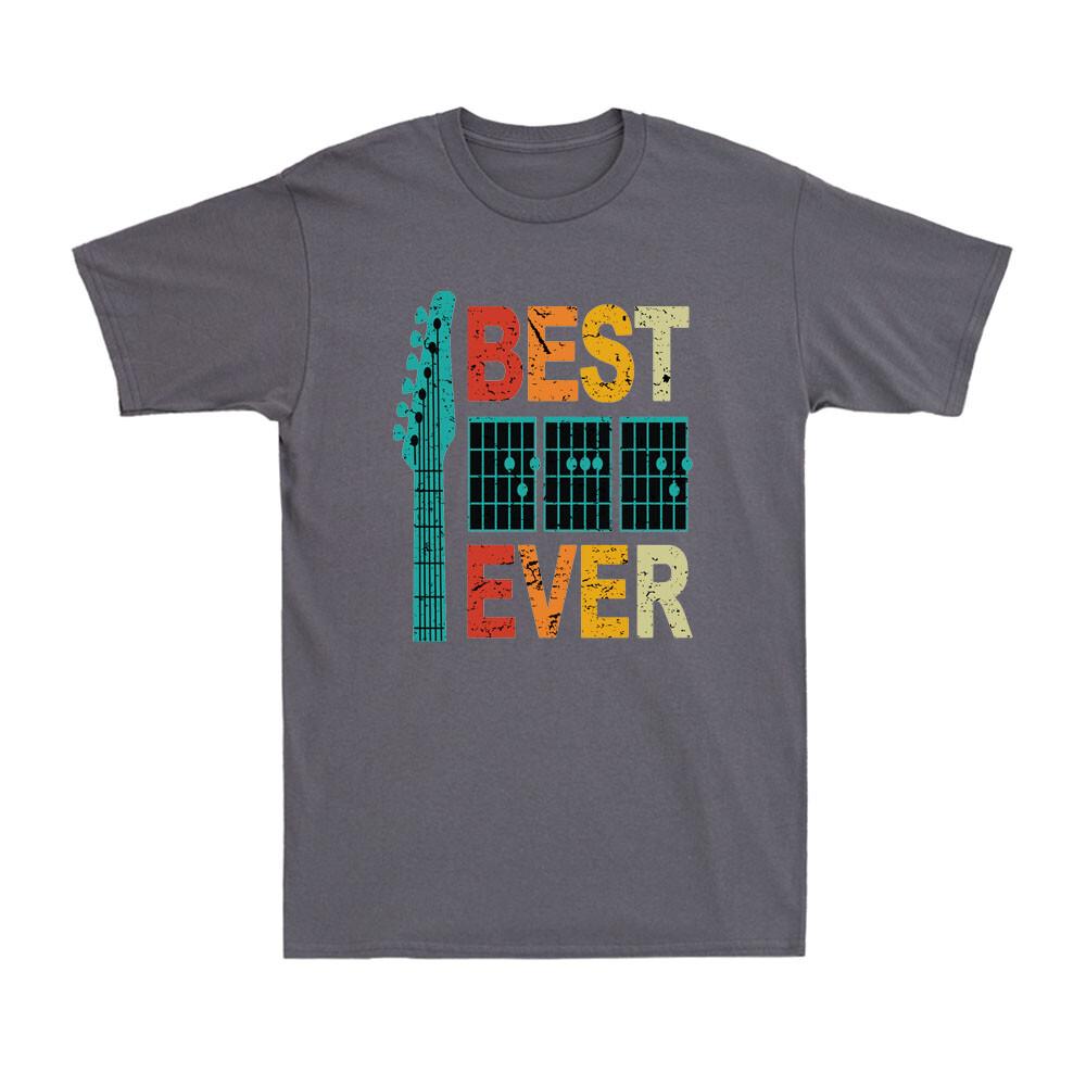 Best Guitar Dad Ever Chords Best Dad Guitar Shirt Guitar Dad Unisexs Tshirt