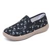 Shoes women's spring and summer new flat-soled canvas shoes lazy mother shoes soft-soled cloth shoes women's single shoes