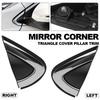 Car Rearview  Mirror Side Corner Triangle Trim Fender Pillar Trim 75495-RLA-A01/75490-RLA-A01 For Honda CRV 2017 2018