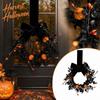 Fall Pumpkin Halloween Wreath With, Door Decoration for Home