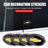 1 szt. Akcesoria samochodowe Aluminiowy emblemat drzwi samochodu Naklejki z logo bagażnika Dla Chevrolet Cruze Captiva Sonic Spark Onix Aveo Orlando Sail