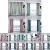 Thick Blackout Striped Curtains For Living Room Bedroom Gradient Curtain Drapes