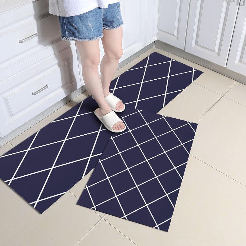 Quick-Dry Minimalist Diatomaceous Earth Floor Mat - Water Absorbent, Stain/Wear Resistant, Easy Clean, Non-Slip for Home and Kitchen