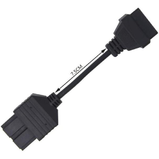 20 Pin OBD To 16 Pin Female OBD2 Diagnostic Adapter Connector Cable for KIA