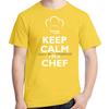 Keep Calm The Chef Is Here Graphic T Shirts Cotton Short Sleeve Cooking Kitchen Tshirts Unisex Top Tees Fashion Unisexs Print T Shirt