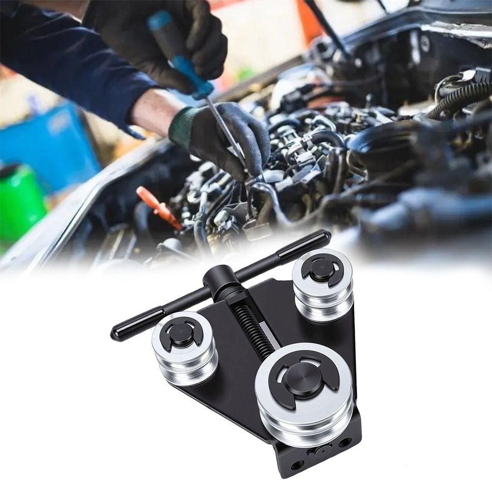 Rustproof Brake Line Straightener Portable Brake Pipe Bending Tool Brake Pipe Bender  Repair Tool