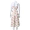 Women's Halter Low Cut Floral Open Fork Fish Bone Lotus Leaf Slim Casual Spring/summer Sexy Dress