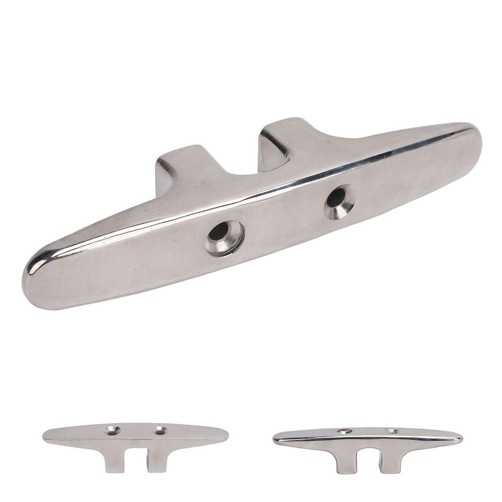 Boat Dock Cleat Stainless Steel Deck Rope Tie Down  Line Cleat Holder for Ship Marine