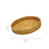 Hand-woven Rattan Storage Basket Tray