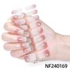 Christmas Design Gel Nail Wraps New Design Gel Nail Stickers Semi Cured Gel Nail Strips