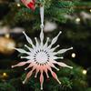 Transparente Schneeflocken Ballettmädchen Elch Anhänger Ornamente Hängende Verzierungen Zubehör Weihnachtsgeschenke Weihnachtsbaumdekor Anhänger