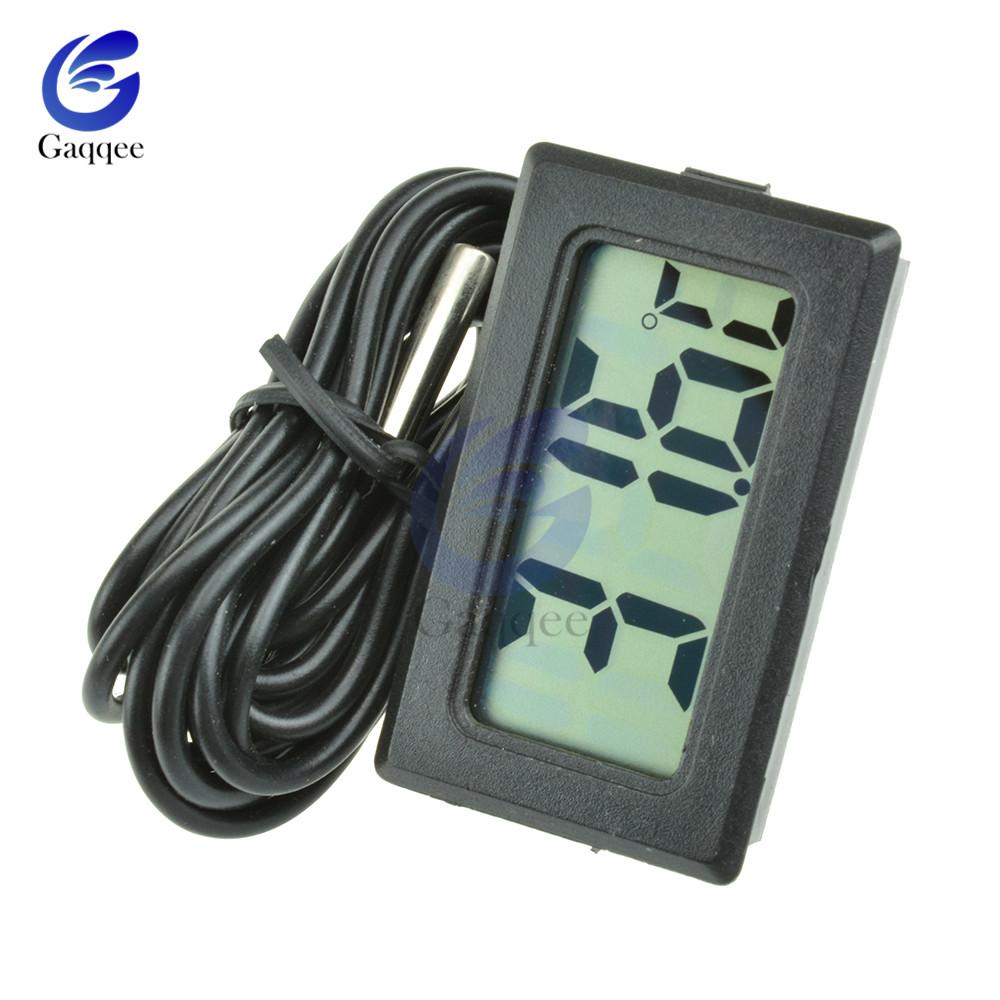 

TPM-10 LED digital thermometer with wire 2M probe temperature sensor instrument detector tester, thermometer