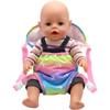 Fashion Newborn Backpack Doll Cute Flower Handbag For Girls Dolls Out Going Carry Bag Christmas Birthday Gift
