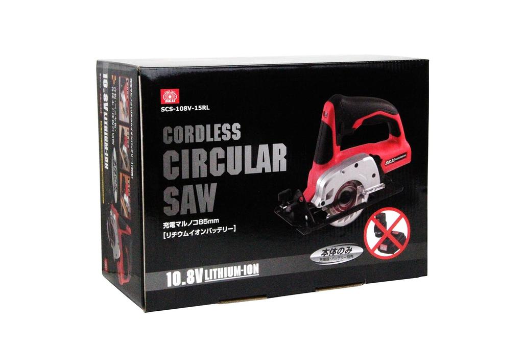 SK11 Charging Circular Saw 85mm (SK11) 10.8V (Body Only/Charger/Sold Separately) SCS-108V-15RL