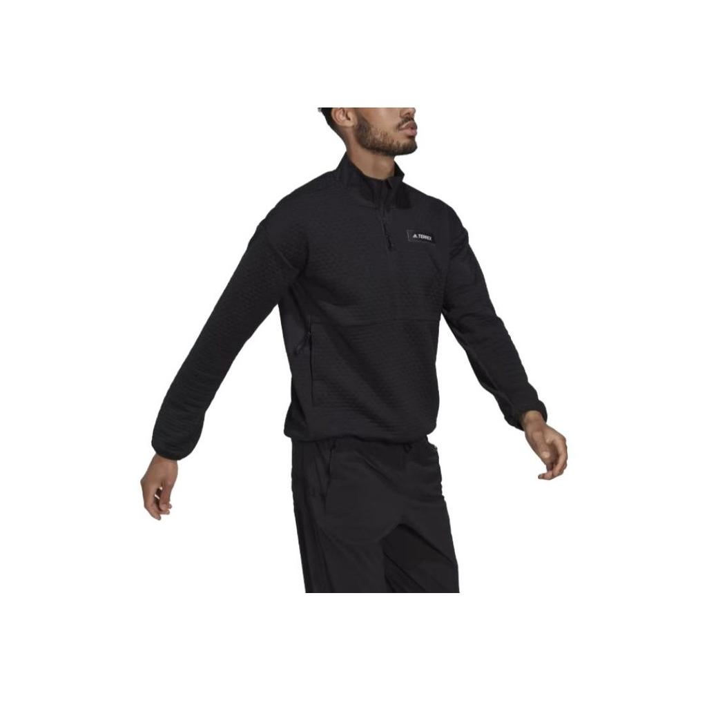 Adidas Terrex Hike Half-Zip Fleece Jacket Men Jackets Black HH9252