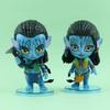 Avatar 2 Na'vi Charakter Figuren Set Cartoon Jake Neytiri Puppen PVC Material Sammlerspielzeug Schreibtisch Display Dekoration Geburtstagsgeschenk