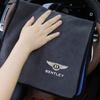 Car Bentley LOGO Durable Suede Fleece Microfiber Wash Sucking Absorbent Cotton Towel Cleaning Drying Rag Cloth Accessories