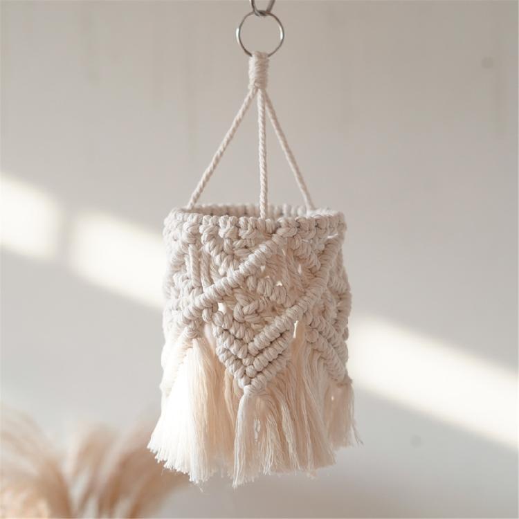 Stylish Handmade Cotton Rope Lampshade Pendants Natural Beauties Light Shade Decors Perfect for Home Decors Enthusiasts