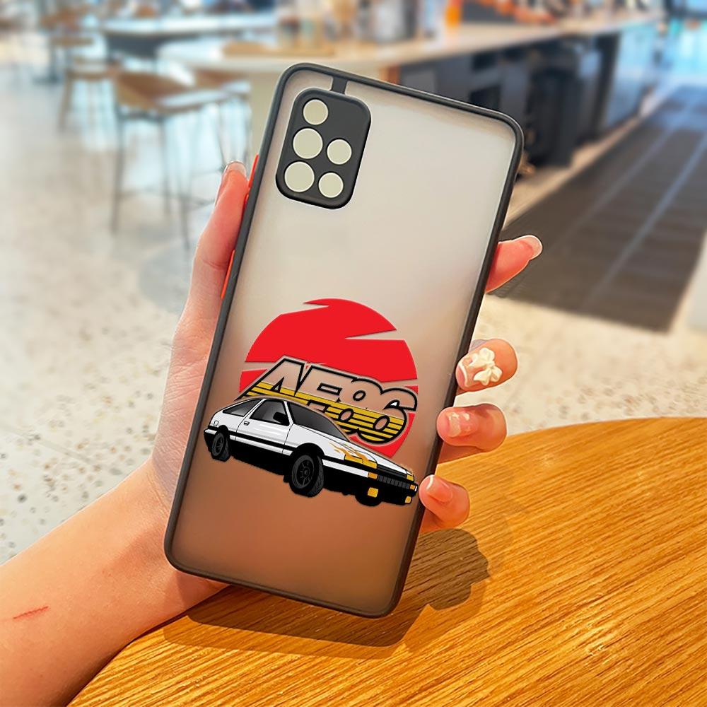 Anime Initial D AE86 Tail Light Posters Case For Samsung Galaxy A73 A72 A71 A53 A52 A51 A41 A33 A32 A31 A23 A22 A21s A13 A12 A11