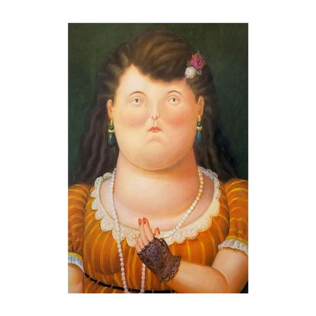Funny Art Fat Dancer Couple Canvas Paintings Print Wall Art Posters and Living Room Mural Wall Picture Home Decor Cuadros No Frame