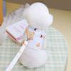 Pet Clothes Dog Harness Leash Vest Thin Summer Teddy Cat 23 Couple Style Harness Rope