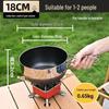 Outdoor Stainless Steel Folding Cookware Set