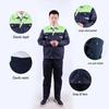 Men's and Women's Long-Sleeve Workwear Set - Durable, Wear-Resistant, Ideal for Factory and Auto Repair.