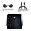 TEKSY For Tesla Model Y Launch Juniper 2025 Model 3 Highland 2024 Center Console Eyeglasses Storage Box Armrest Box Silicone Pad