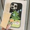 Applicable iPhone17 ProMax Summer Camping Puppy Leather Pattern Mobile Phone Case 17/16 Large Hole 15 Cute