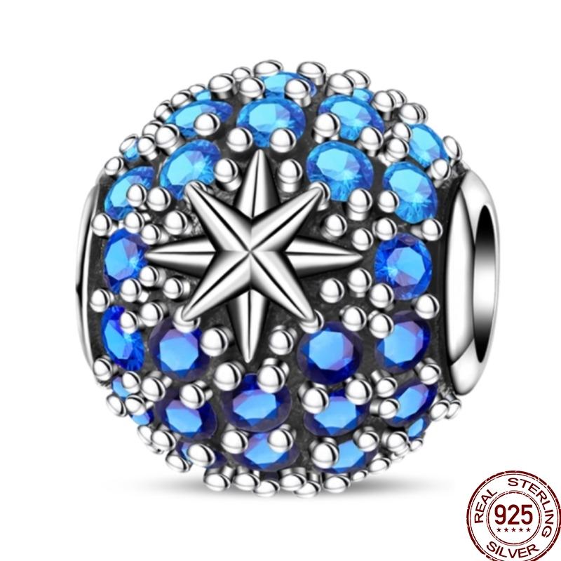 Original Copper Charm Beads Luminous Firefly Tarot Card Perfume Butterfly Bead For Women Diy Bracelet Charm Jewelry