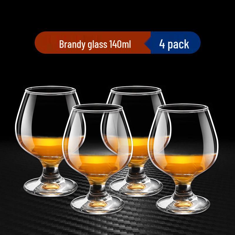 Juego de Cristalería para Bebidas: Copas de Baijiu, Whisky, Vino de Tallo Alto y Brandy para Uso Doméstico