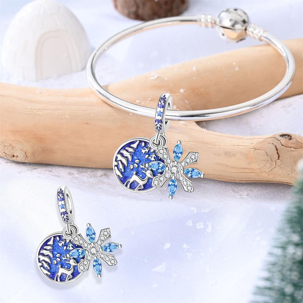 Winter Snowflake Bracelet DIY Beading Kit Luxury Icy Ocean World Theme Jewelry Accessories