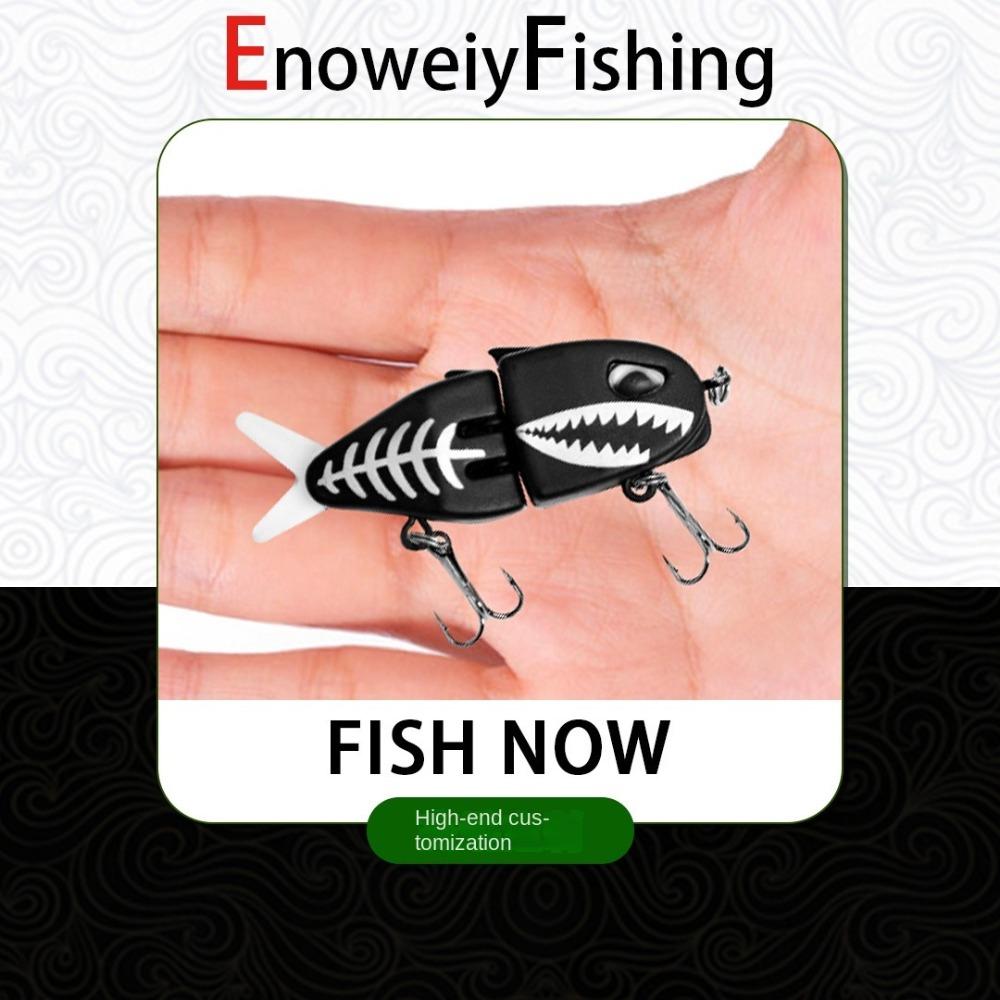 Deep Diving 2Segment Fishing Lures Bass Crankbaits Plastic Hard Crank Lure 2024 Bionic Bait