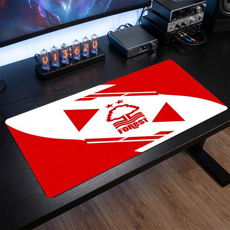 Tappetino per Mouse Grande Stampa Calcio Nottingham Forest, Tappetino Esteso Antiscivolo per Scrivania da Gioco per Ufficio Casa