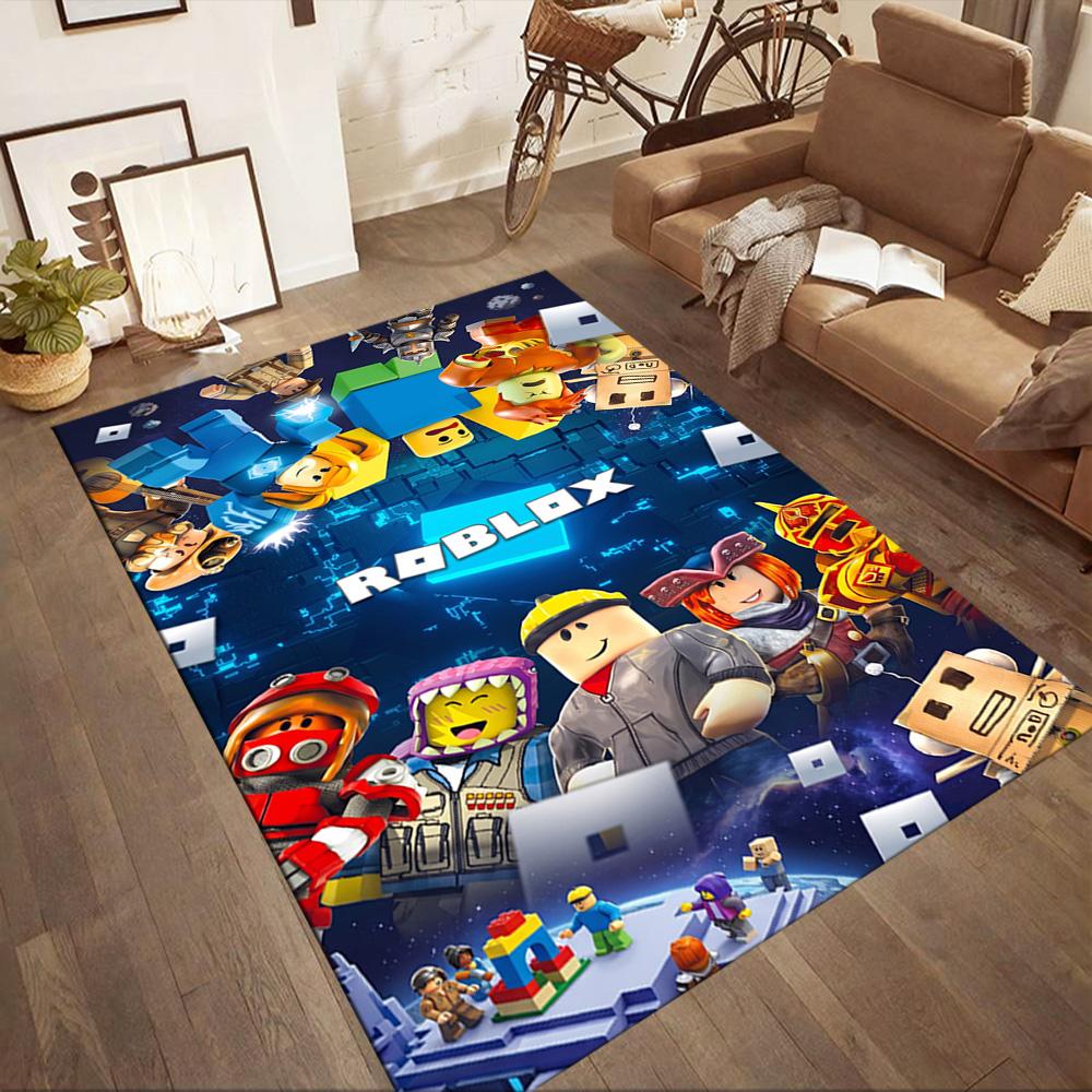 Roblox 397 Floor Mat Suitable for Entryway Playrooms Dormitory Hallway Anti-slip Rug Anime Office Decor Gift for Festivals