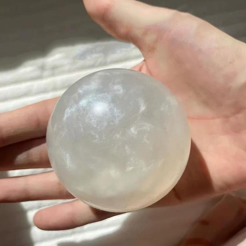 Clear Blue Squishy Toy Stress Ball Anti Stress Fidget Toys Soft Sensory Transparent Squeeze Ball Squishy Tabas Decompression Toy