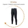Unisex Fleece-Lined Thermal Slim-Fit Pants for Autumn/Winter - Stylish Base Layer & Sports Tights