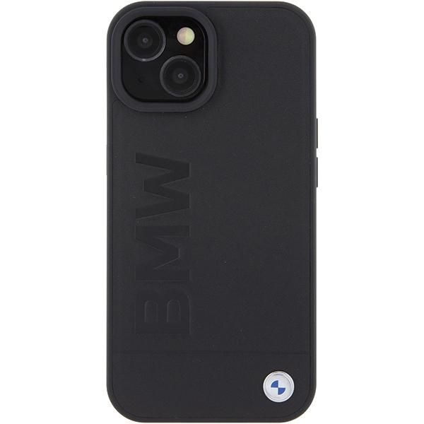 Etui Do iPhone 15 Plus BMW MagSafe Skórzane Czarne
