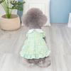 Flower Collar One Piece Puppy Summer Clothes Dress Frill