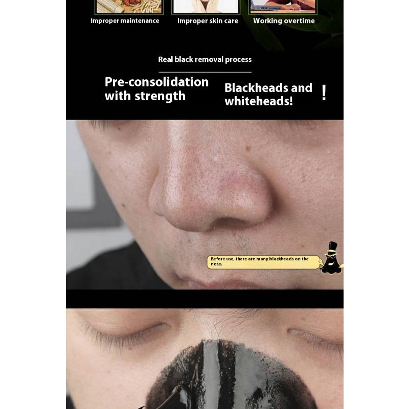 Blackhead Removal Mask Pore Removal for Men and Women Blackhead Removal Skin Care Cleansing Acne Nose Sticker Tear Mask