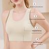 High Impact Breathable Sports Vest with Integrated Cup - Large Bust Yoga & Aerobics Beautiful Back Bra